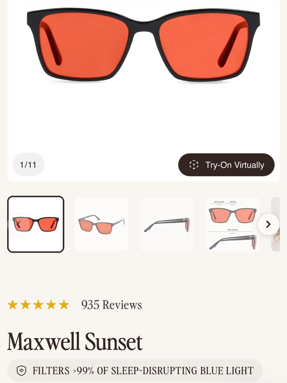 ŌURA RA OPTIC collab blue light glasses